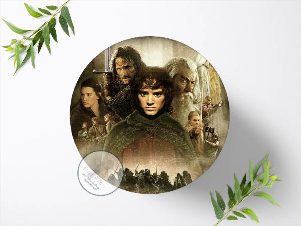 Der Herr der Ringe Tortenaufleger Ø 20cm, 0845w